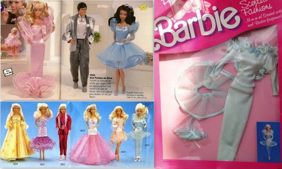 lalka w pude ku Perfume Pretty Barbie 1987 Barbie World of